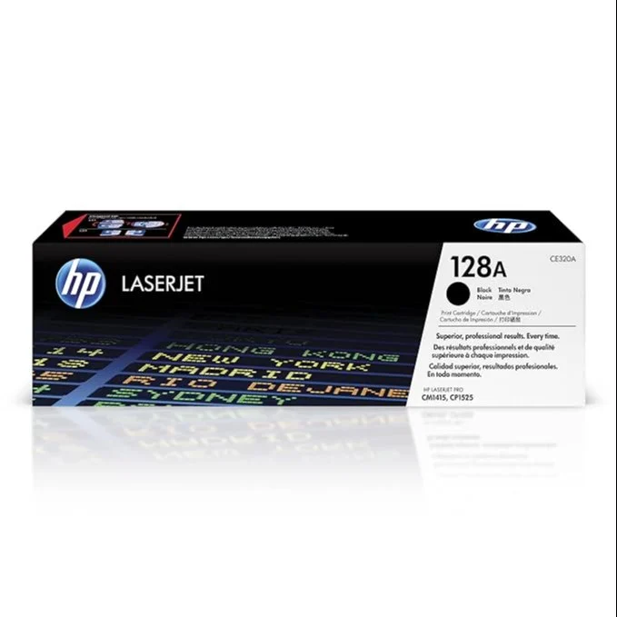 HP 128A Black LaserJet Toner Cartridge (Premier Quality)