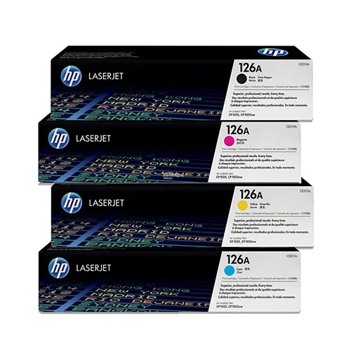 HP 126A Color Set LaserJet Toner Cartridge (Premier Quality)