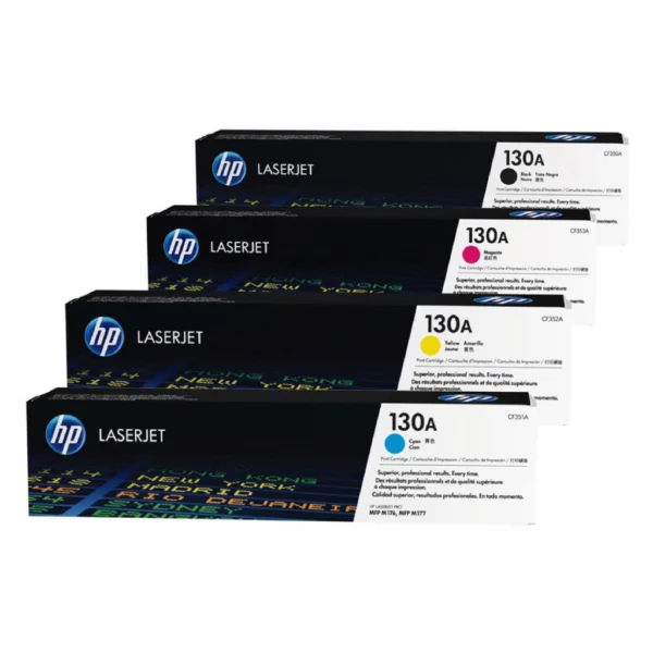 HP 130A  Color Set LaserJet Toner Cartridge (Premier Quality Compatiable)