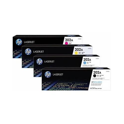 HP 202A Color Set LaserJet Toner Cartridge (Premier Quality)