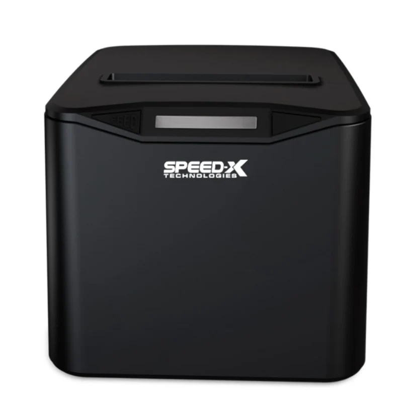 Speed-X SP-200U | 80mm Thermal Receipt Printer | USB Interface | 220mm/s High-Speed Printing | Auto Cutter (Black &amp; Grey)